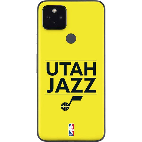 NBA Utah Jazz Standard - Yellow Google Pixel 5a Skin
